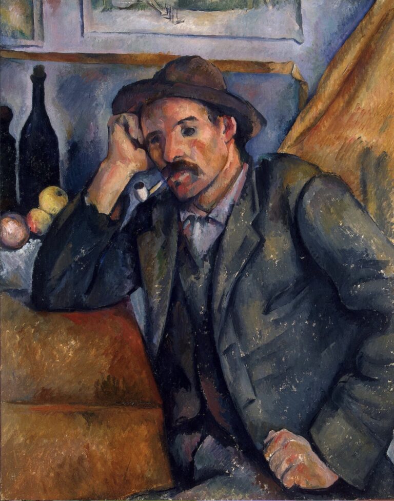 Le fumeur par Paul Cézanne